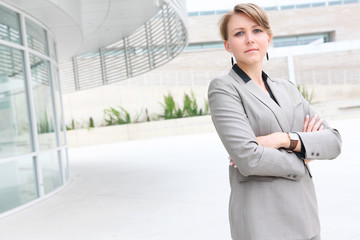 Fototapeta premium Pretty Business Woman at Office