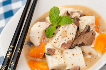 Traditional tofu dish