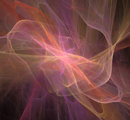 Abstract fantastic veil fractal image