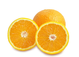 Naranjas  aisladas.
