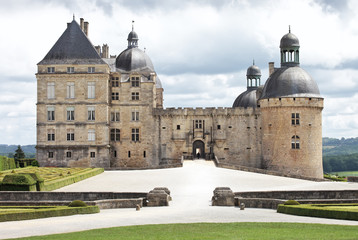 Chateau Hautefort in Dordogne, Aquitaine. France