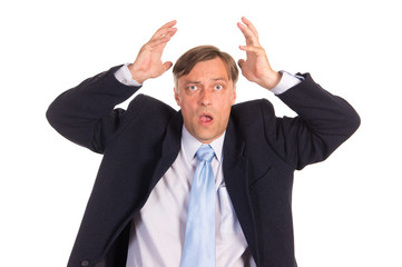 businessman in a suit