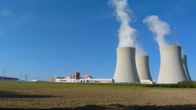 nuclear power plant panorama