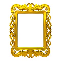 decorative gold frame
