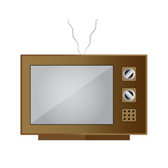 Vector Vintage Television Icon