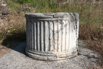 Fragment Column In Heraclea Lyncestis, Bitola - Macedonia