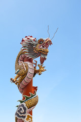 Dragon with Blue Sky,Thailand