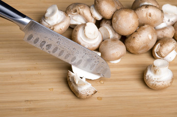 Cut mushroom