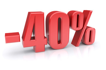 40% discount