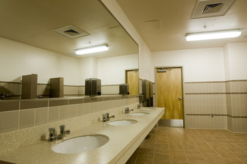 Restroom at high school