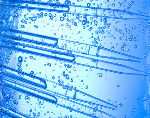 Chemical Test Tube . Laboratory glass.