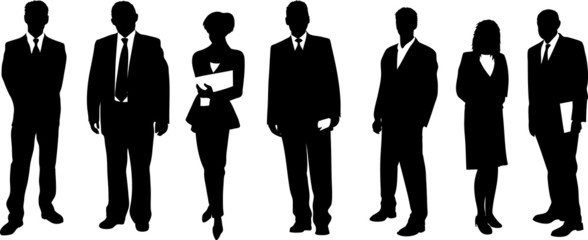 Menschliche Silhouetten