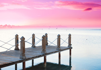 Pier in Heavenly Blue Place
