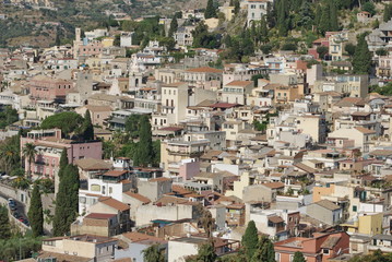 Fototapeta na wymiar Budowle i Taormina, Sycylia