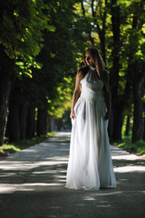 Fototapeta premium beautiful bride outdoor