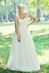 Fototapeta premium beautiful bride outdoor