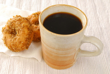 Coffee and doughnuts