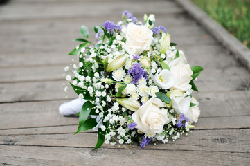 Beautiful wedding flowers bouquet