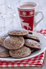 Gingerbread and hot chocolate at Christmas