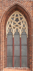 Fototapeta na wymiar Old gothic window
