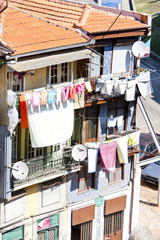 Fototapeta na wymiar quarter of Baixa, Porto, , Portugal