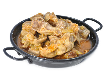 Tapa de mollejas.