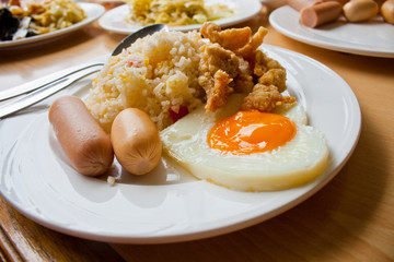 Amerian style breakfast