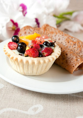 Cake and  pancake