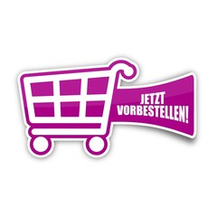 sticker einkaufswagen jetzt vorbestellen! 1