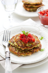 Zucchini pancakes