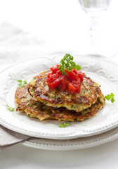 Zucchini pancakes