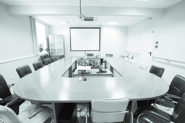 Business meeting room in office