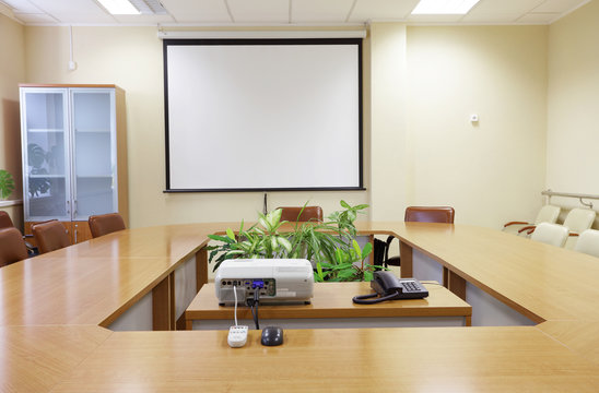 Business meeting room in office