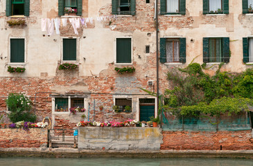 Vieille façade Venise