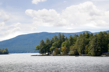 Lake Winnipesaukee in New Hampshire in the USA
