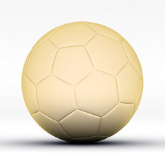 Picture a soccer ball on white background
