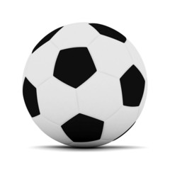 Fototapeta na wymiar Picture a soccer ball on white background
