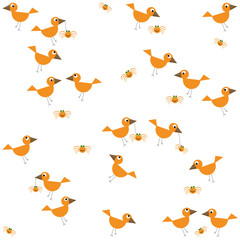 Fototapeta premium background with ducks
