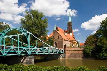 Most tumski - Wrocław - obrazy, fototapety, plakaty