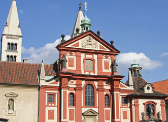 faces of Prague-Prager Burg-Innenhof-