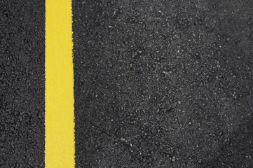 Fototapeta premium street with Yellow line