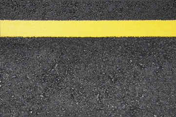 Fototapeta premium street with Yellow line