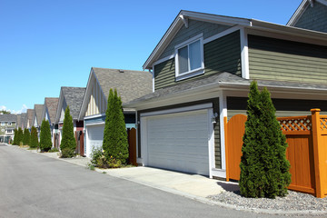Residences in Richmond BC Canada.