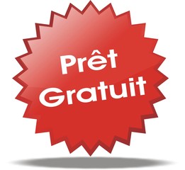 étiquette prêt gratuit