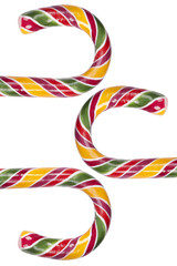 multi colored candy canes