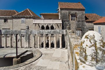 Old roofs of Trogir, Croatia