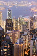 Obraz premium Twilight Hong Kong
