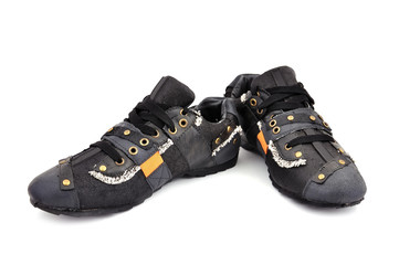leather sneakers