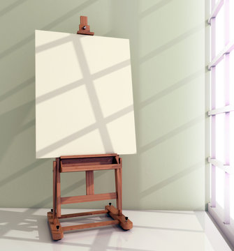 Cavalletto per dipingere 3d