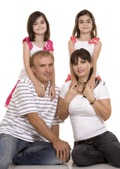 Fototapeta premium family of four